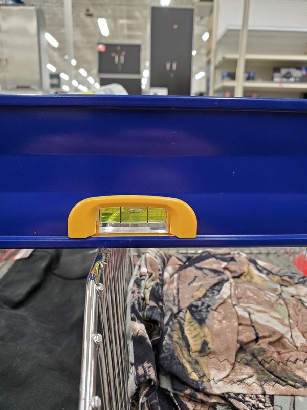 Irwin level was accurate in both positions