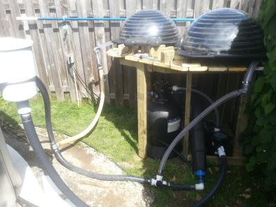 Dual Solar-Heater Setup