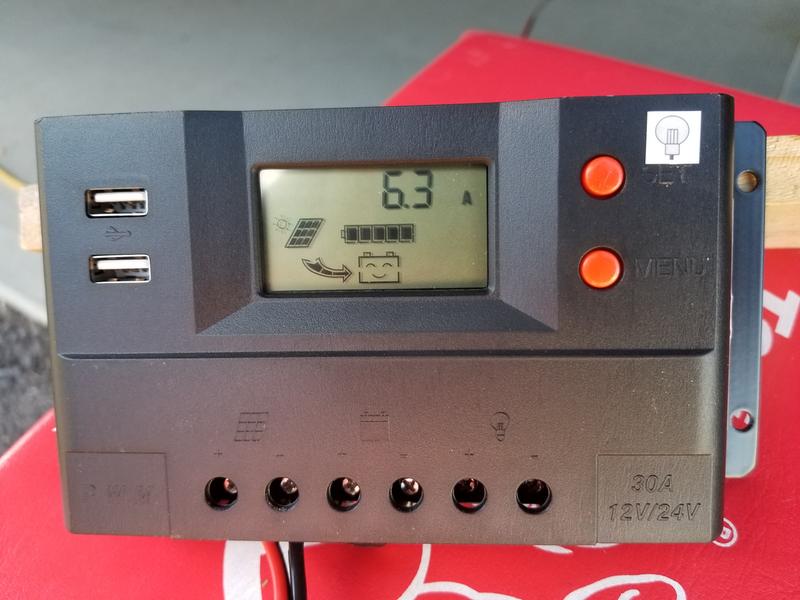 It ran constantly at 6.3 amps