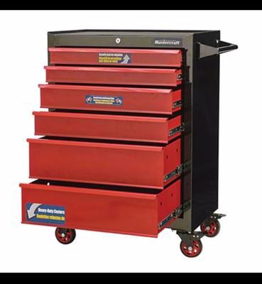Mastercraft 4 Drawer Tool Chest Black Red 26 In Canadian Tire