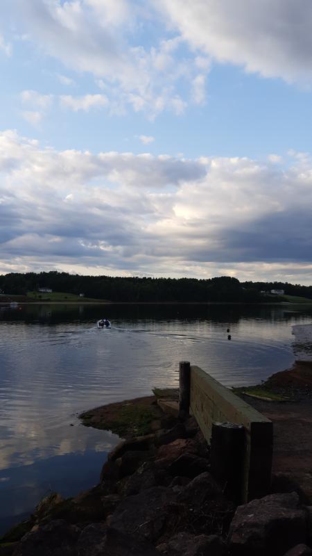 First pic before the seat, next the seat stand, next seat installed, last first little sail.