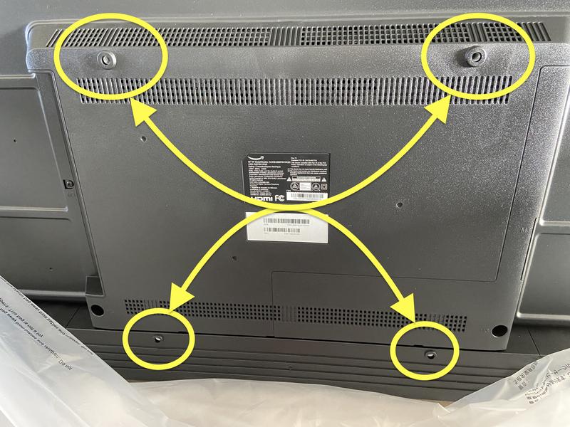 AmazonFire 55" TV - Missing Wall-Mount Bolts