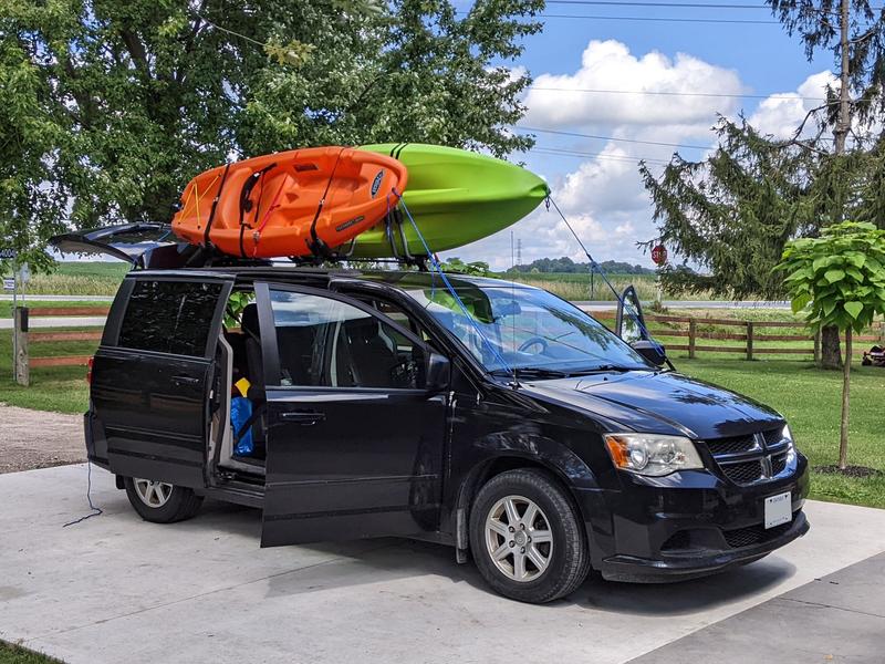 Car Hood & Trunk Tie Down Loop Straps for Kayaks and Canoes