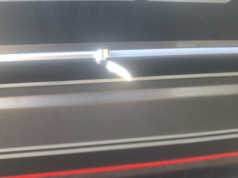 Crome tape peeling off