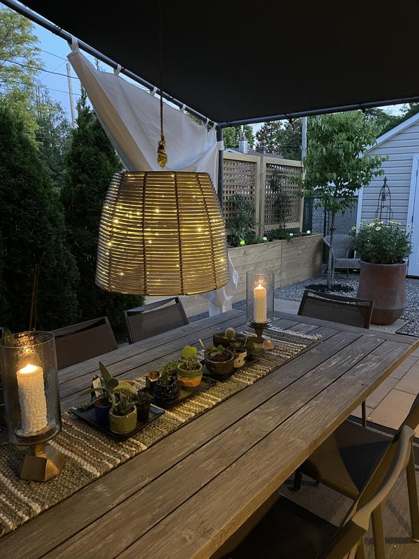 Lumières dans le pot renversé!