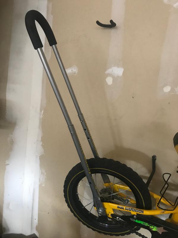 Schwinn Adjustable Kids Balance Buddy Push Bar For Bikes