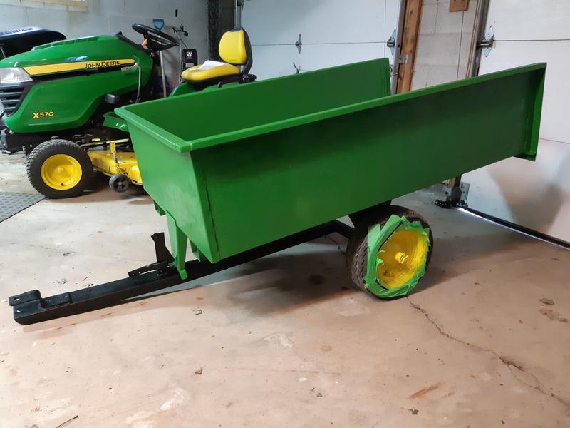 John Deere Green after 4 coats