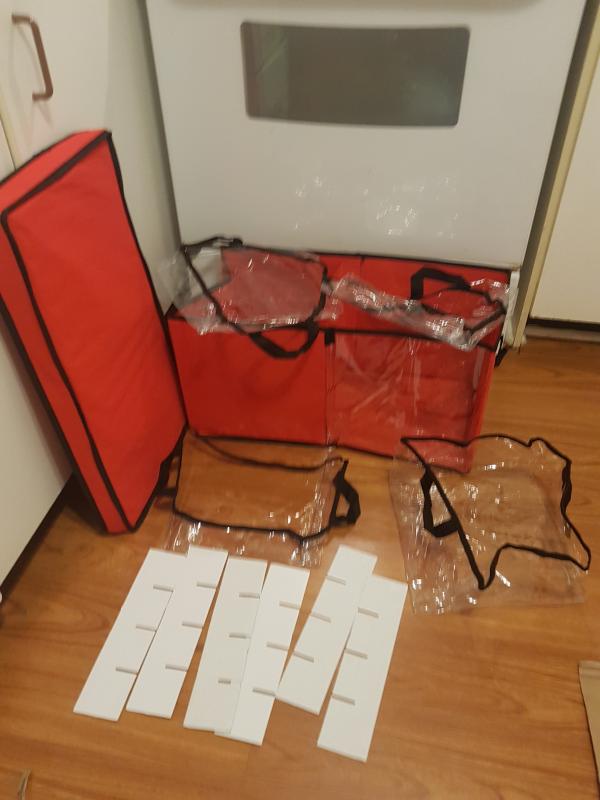 Contents of ornament storage bag