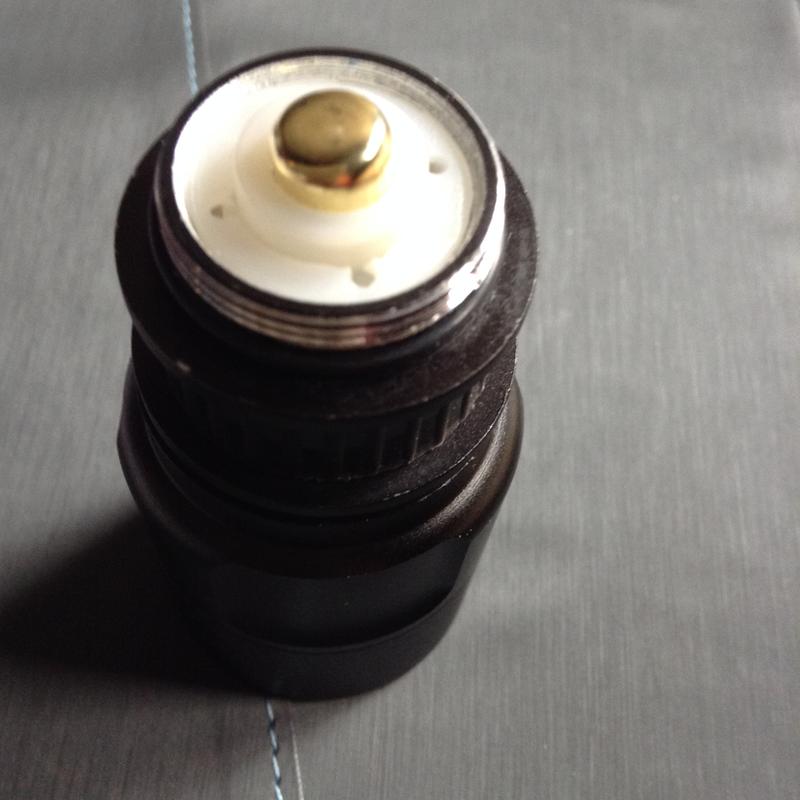 Plastic retaining ring and switch