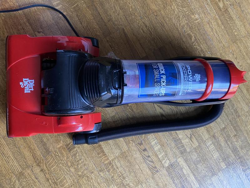 As we tried to make it stand upright, it flopped back down.