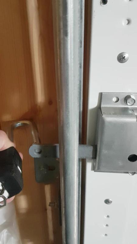 Wouldnt fit the hole in the latch for the garage door, but did drill out the hole larger to make it work