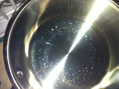 The scratches & discolouration