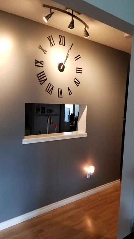 Finished clock.