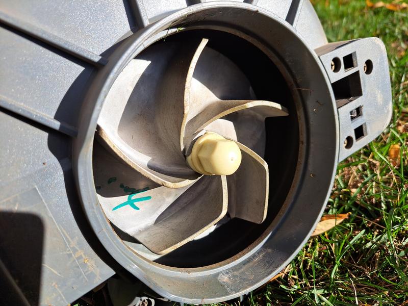 Robust metal fan.