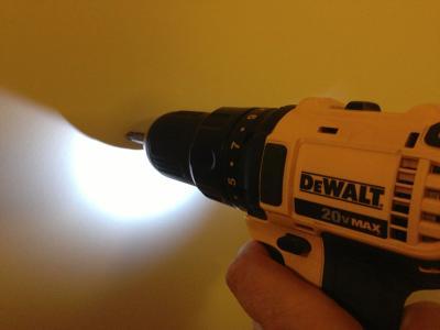 View of the LED light