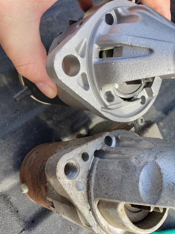 missing threaded hole