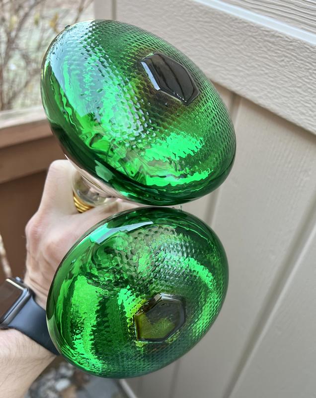 Burn spots in the middle.