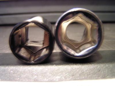 3/8 & 1/2 inch # 15 socket