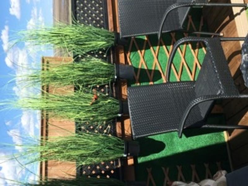 Using as a privacy screen.  Working so far.  Very windy on deck