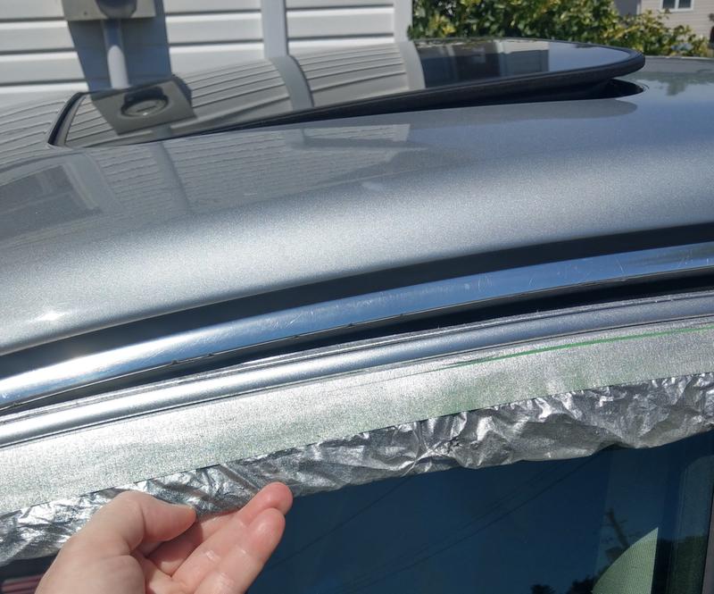 Actual chrome trim vs actual paint colour