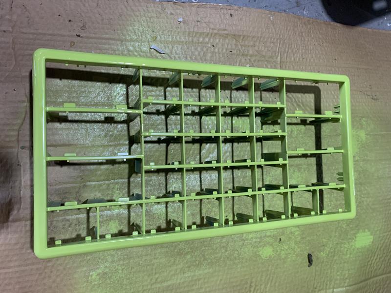 Parts organizer for my hobby shop was blue but I wanted it to match other things I use