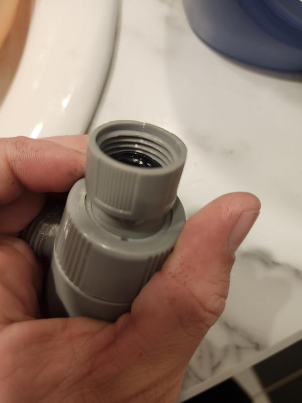 If you look close enough you can see where it cracked and sprayed my roof with water.