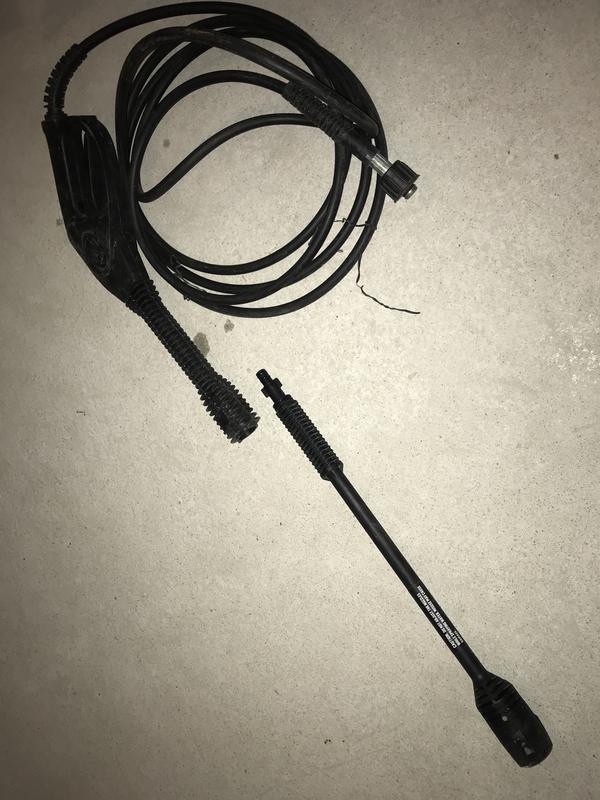 Replacement tip next to old pressure gun