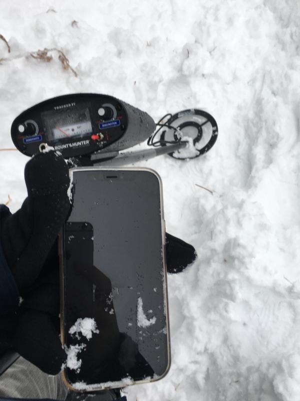 Found my iPhone in the snow