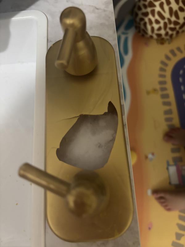 We set it up anyway so our 2 year old could still use the taps.