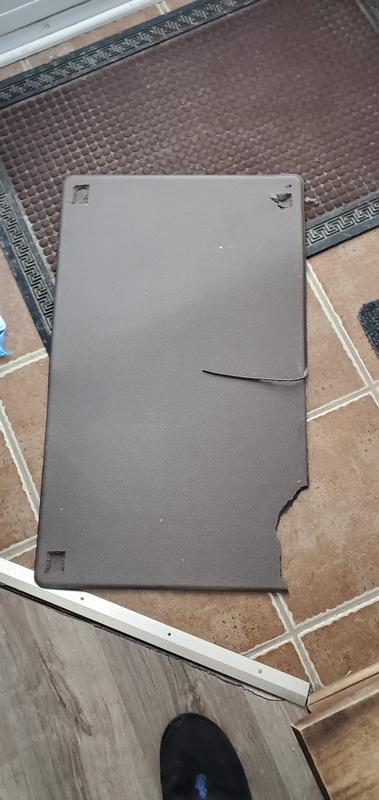 Tapis de mousse (décollé avec tape)