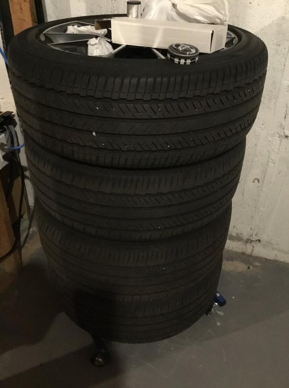 I removed the top half of the pipe for the first three, then realized the pipe isn’t functional at all without the spacers between the tires.