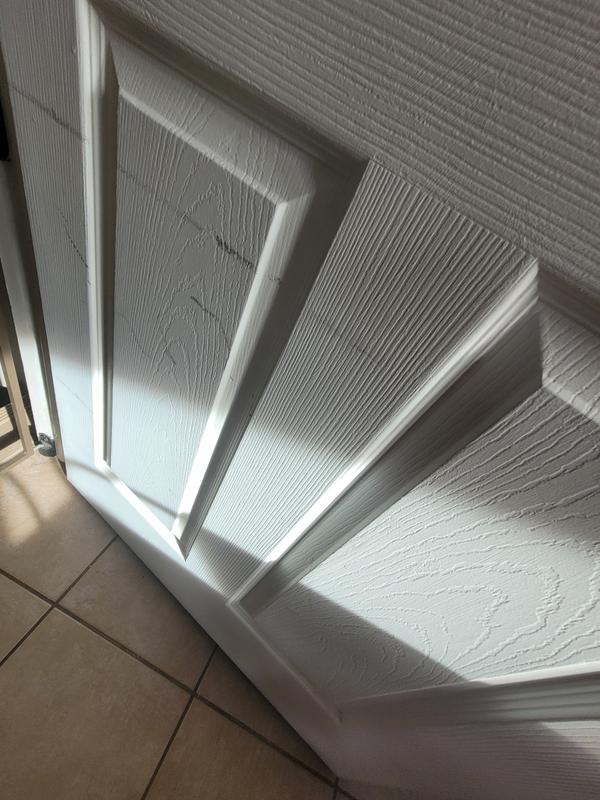 Only painted a week ago and when it gets dirty you can clean it so looks like nothing was ever done!