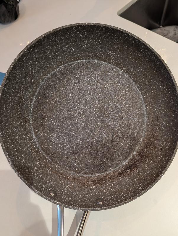 Stained and chipped off paint with normal use