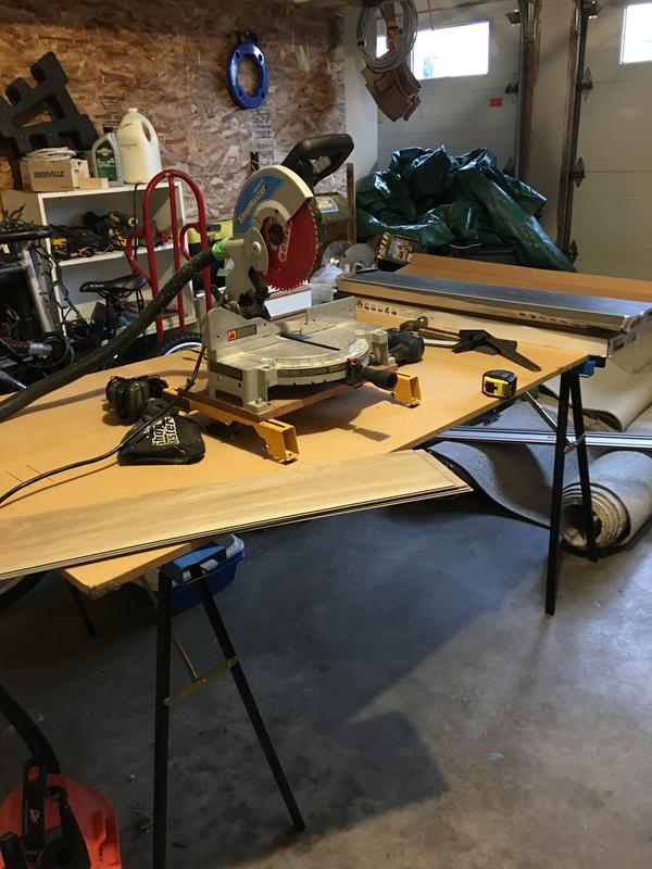 New flooring going in