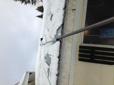 Telescopic snow roof rake!