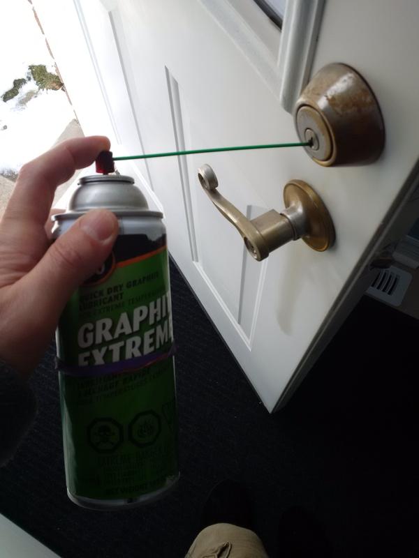 Application to keyhole / locks