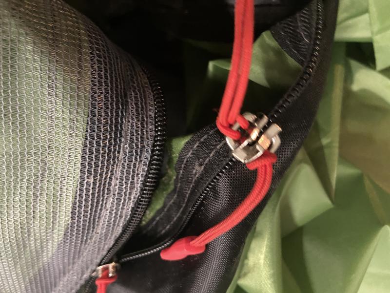 Zipper detached with normal use
