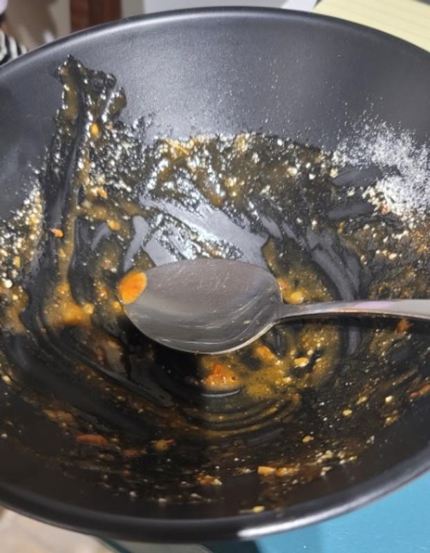 My wife says NOT to lick the bowl