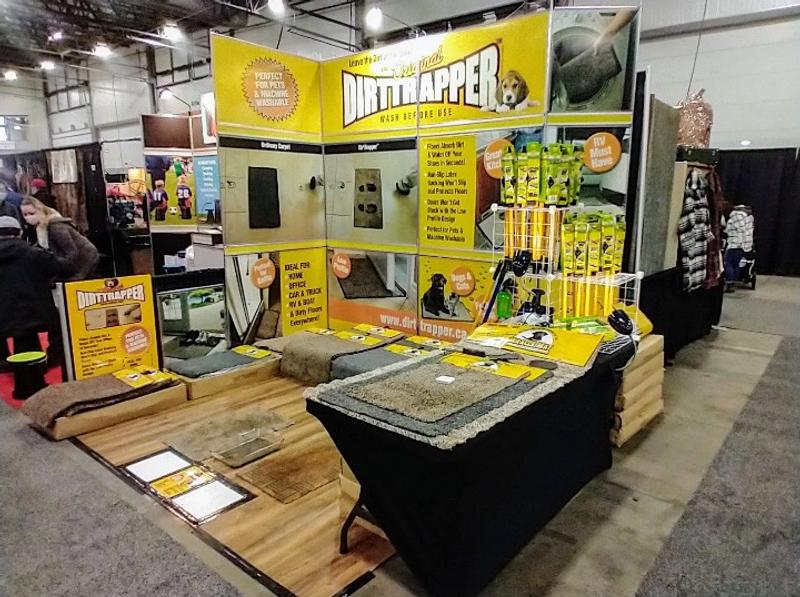 Trailer Load: 2 booths and Stock = roughly 5000lbs