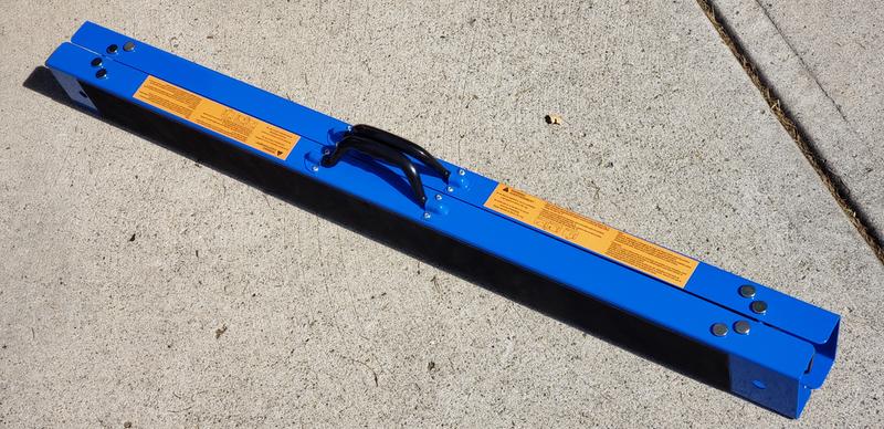 When clipped togetherusing the spring clips