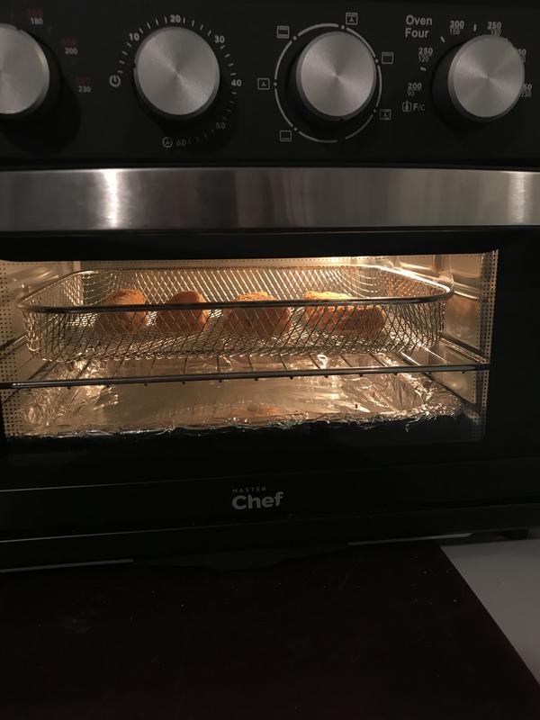 MASTER Chef AirFryer Toaster Oven w/ 5 Functions, Black Canadian Tire