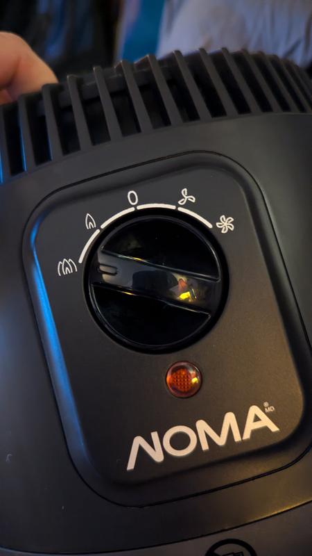 Both heat settings blow air at same rate. An less than the first setting without heat. This product is lying about what can do