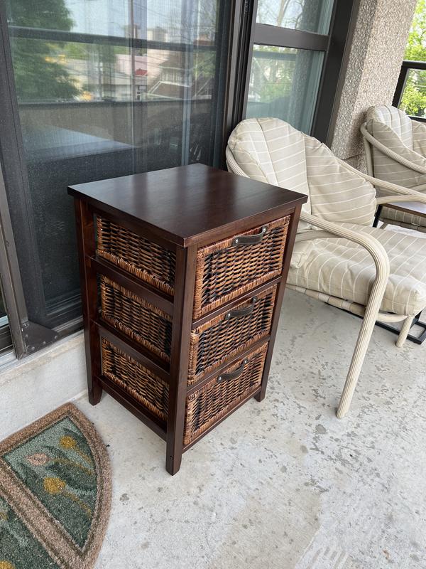 Assembled chest airing out on balcony