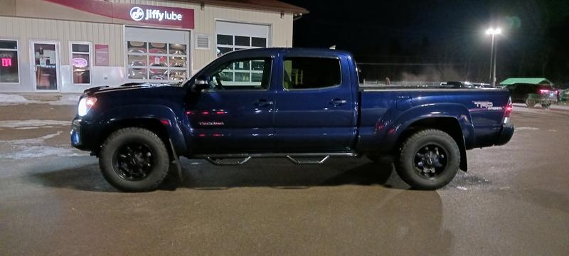 Cooper AT3 LT's on a 2012 Tacoma. 265/70R17 121S on