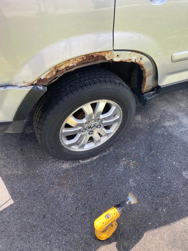 before wire wheel or rust converter were used