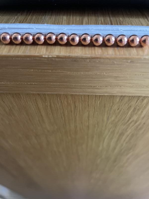 Hard to see but some are not the same side