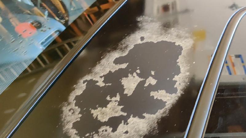 Originally failed clear coat