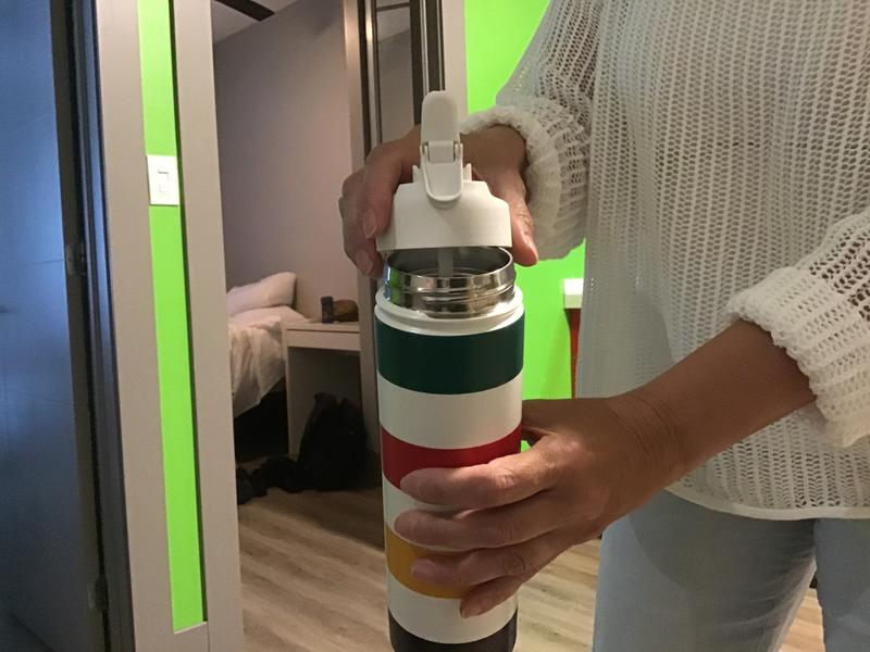 Bottle with missing paint on the rim