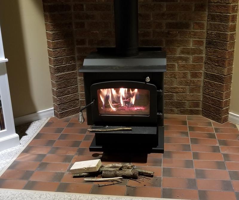 Drolet Pyropak woodstove Feb 2020