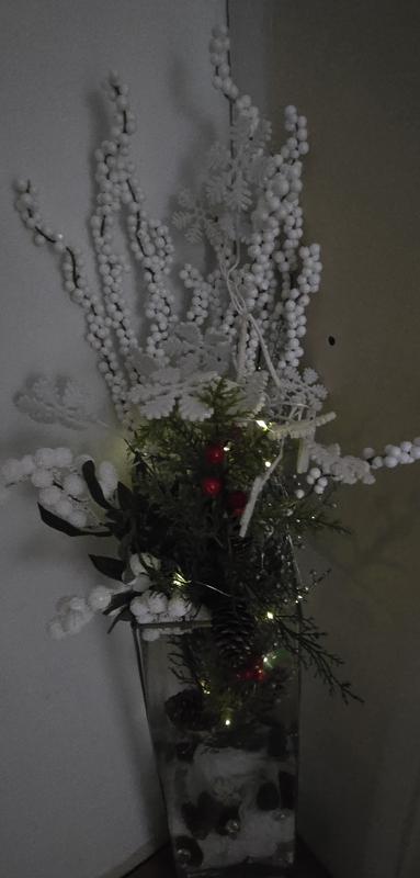 My christmas vase after a week of lights being on for three or four hours every night.
